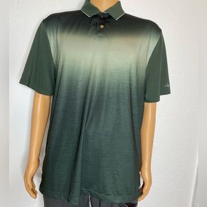 Greg Norman for Tasso Elba Polo Shirt Short Sleeve Men’s Size L Green EUC